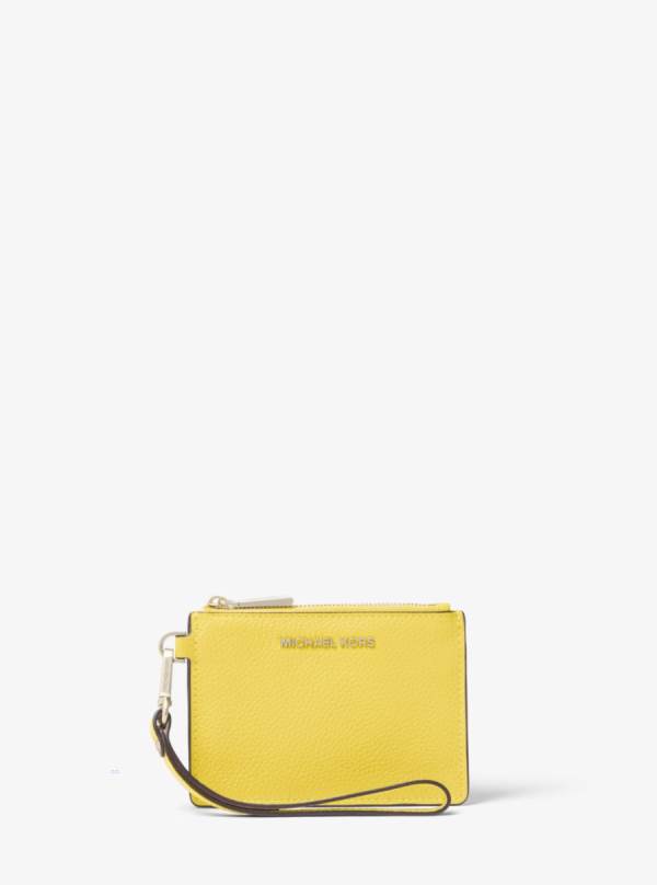 Damske Penazenky Michael Kors Pebbled Leather Coin Purse Oranžové - Doplnky Michael Kors Outlet | AKGDC-0162